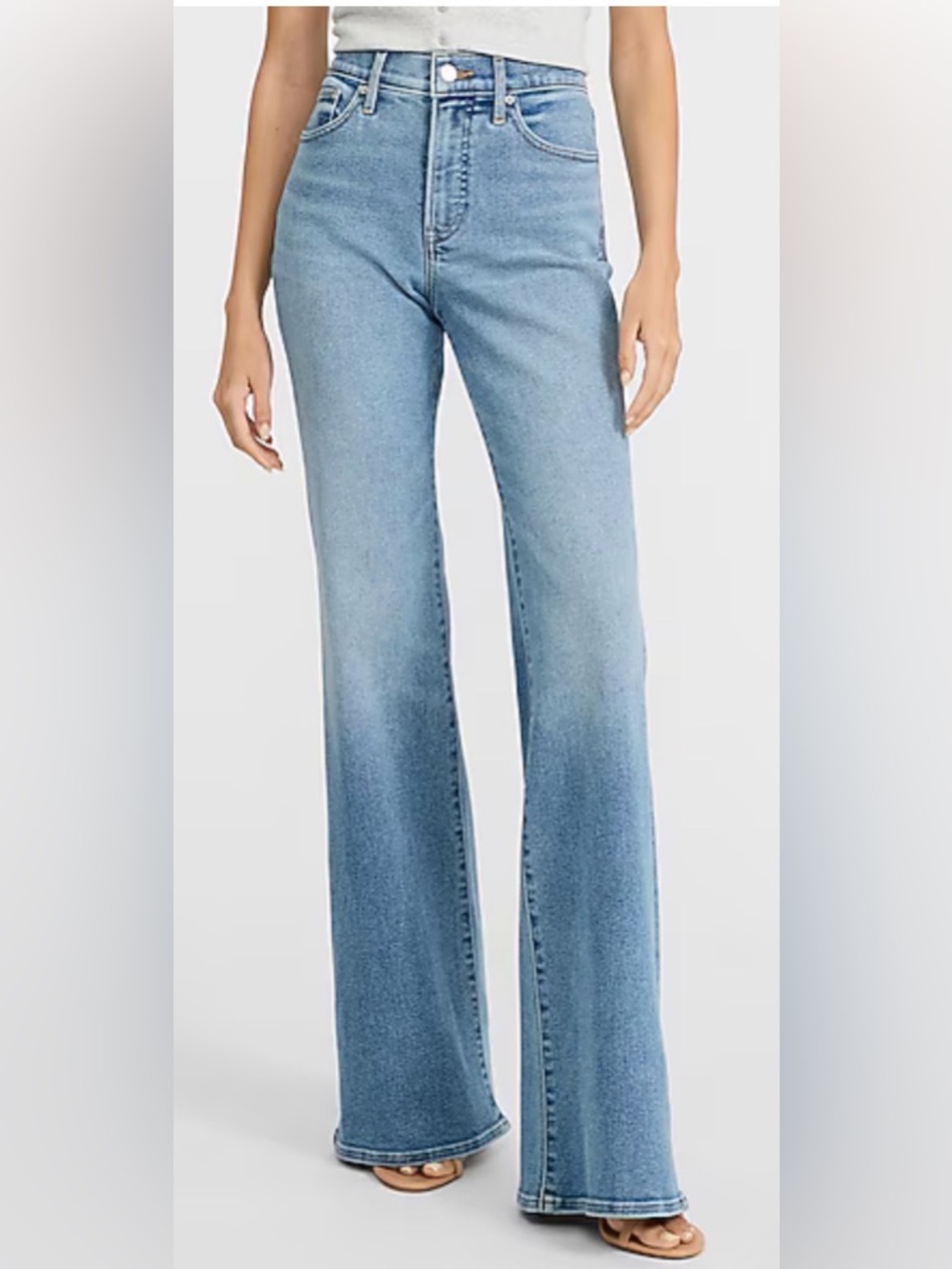 Light Wash Women’s Jeans - 70’s Flared Leg
